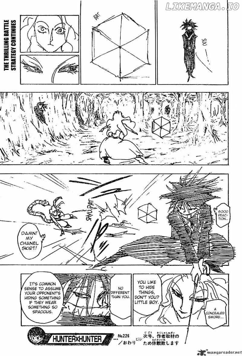 Hunter x Hunter, Chapter 226 image 15